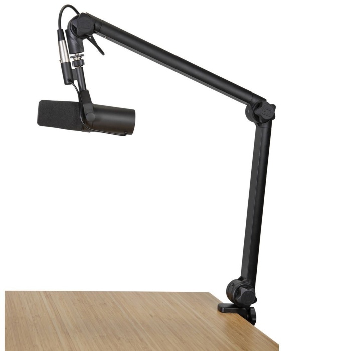 Gator Frameworks 07 0003 Deluxe Frameworks Desktop Mic Boom Stand | Masaüstü Profesyonel Mikrofon Standı